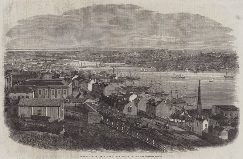 General View of Sydney, New South Wales by English School
