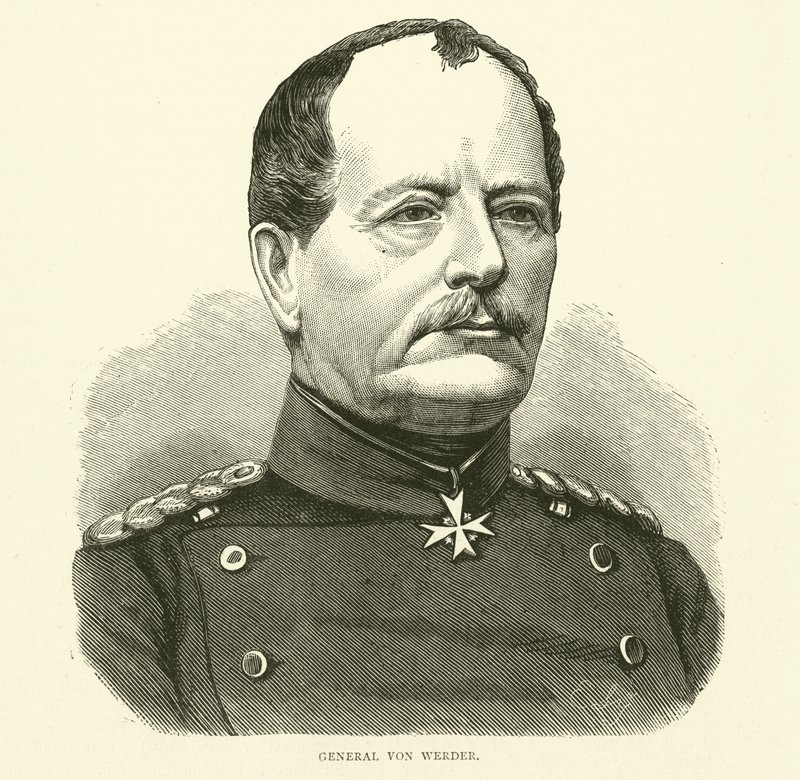 General Von Werder, September 1870 by English School