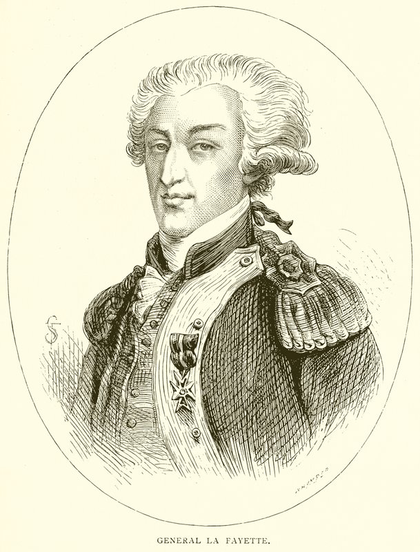 General La Fayette by English School