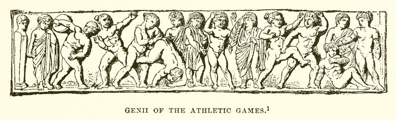 Genii of the Athletic Games by English School