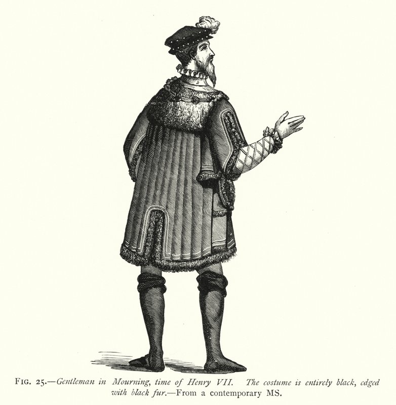 Gentleman in Mourning, time of Henry VII by English School