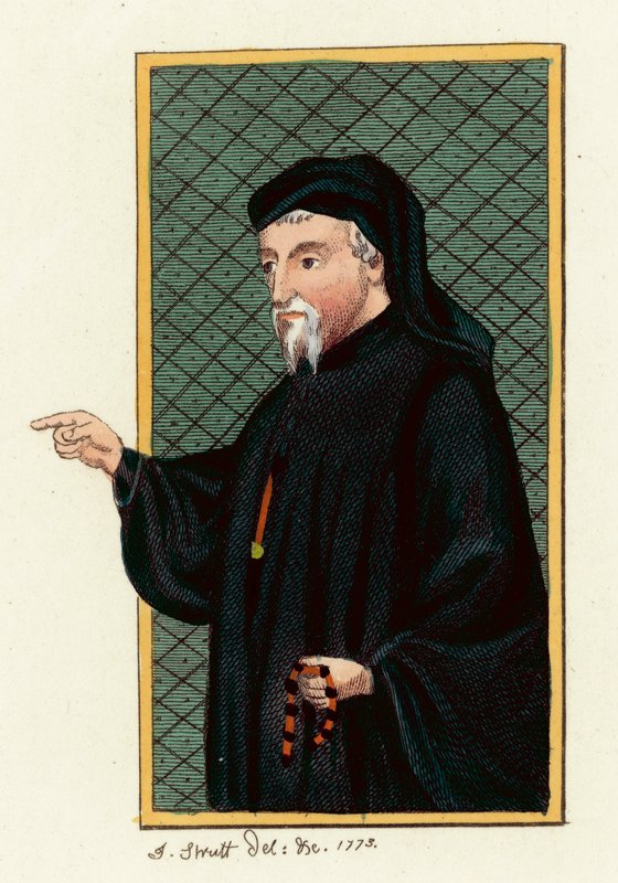 Geoffrey Chaucer by English School