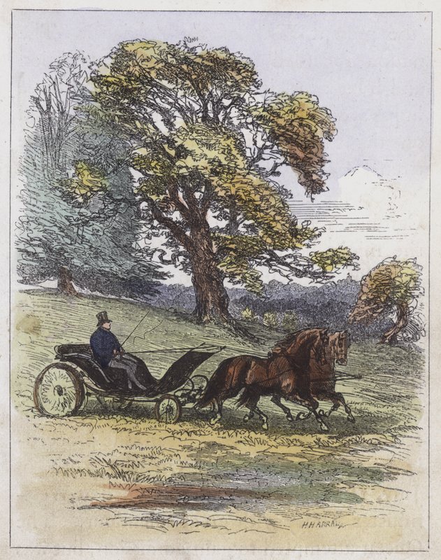George IV, driving in Windsor Park by English School