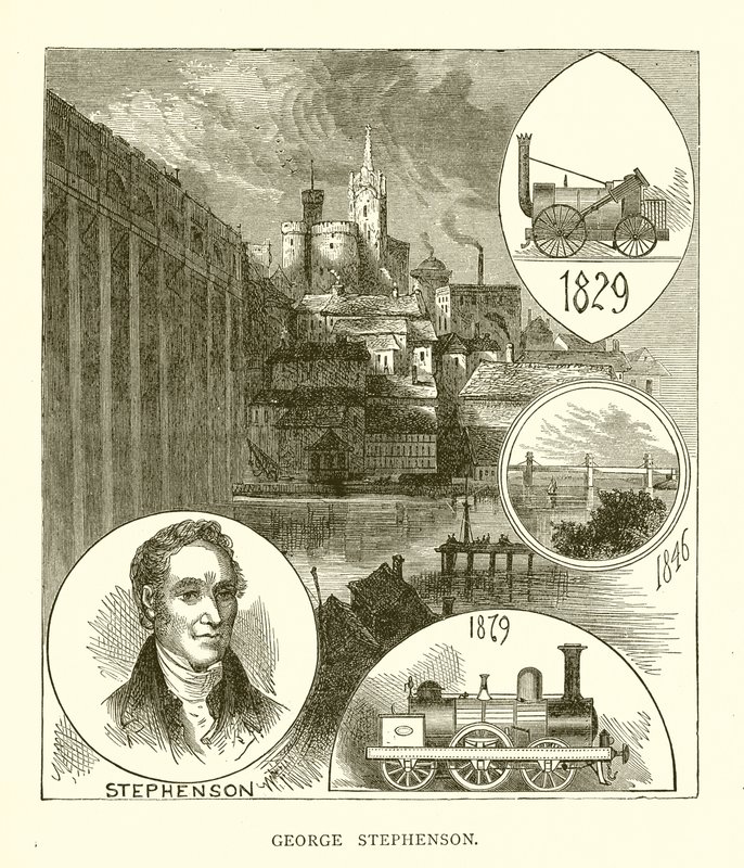 George Stephenson by English School