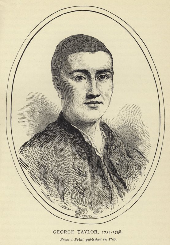 George Taylor, 1734-1758, From a Print Published in 1740 by English School