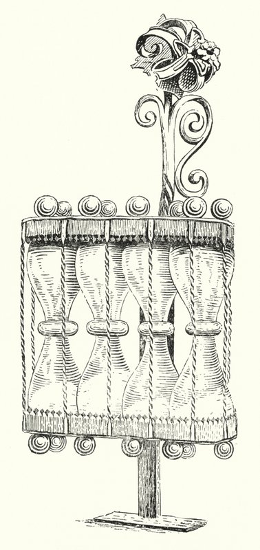 German sixteenth century hour glass by English School