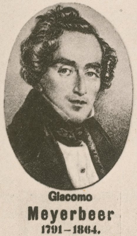 Giacomo Meyerbeer by English School