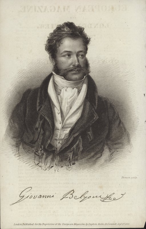 Giovanni Battista Belzoni by English School