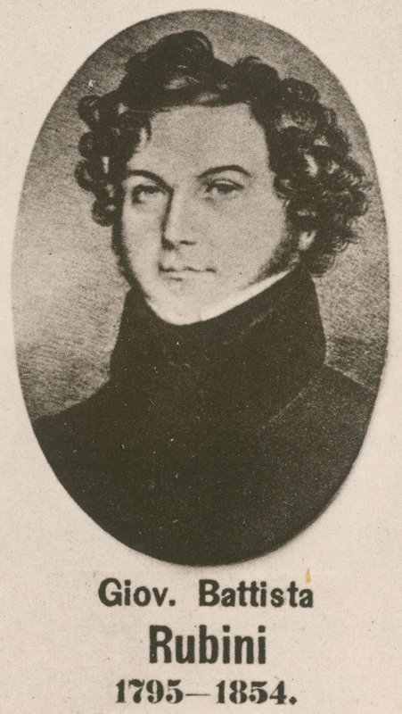Giovanni Battista Rubini by English School