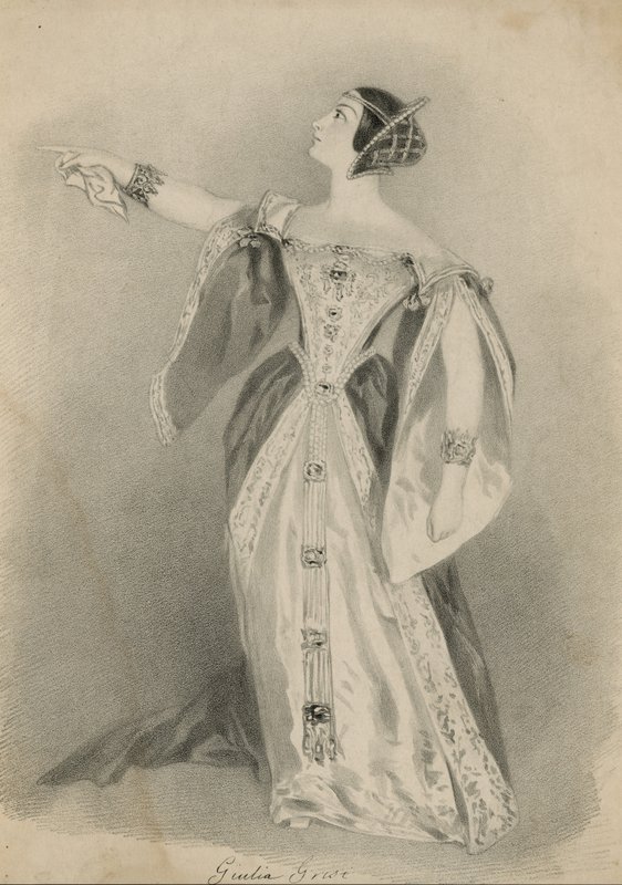 Giulia Grisi, opera singer by English School