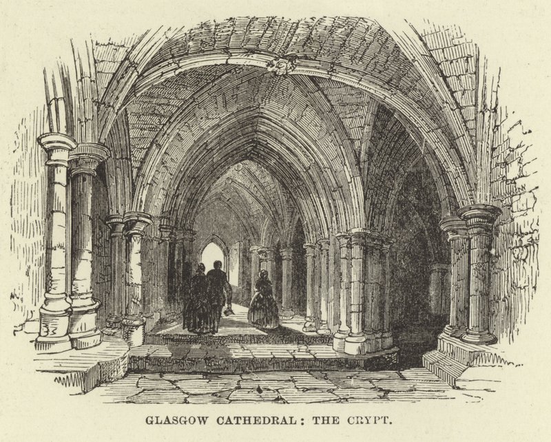 Glasgow Cathedral, the Crypt by English School