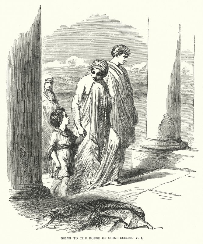 Going to the House of God, Ecclesiastes V by English School