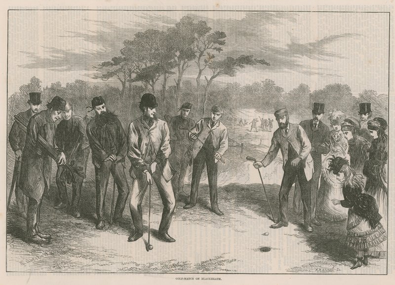 Golf Match on Blackheath by English School