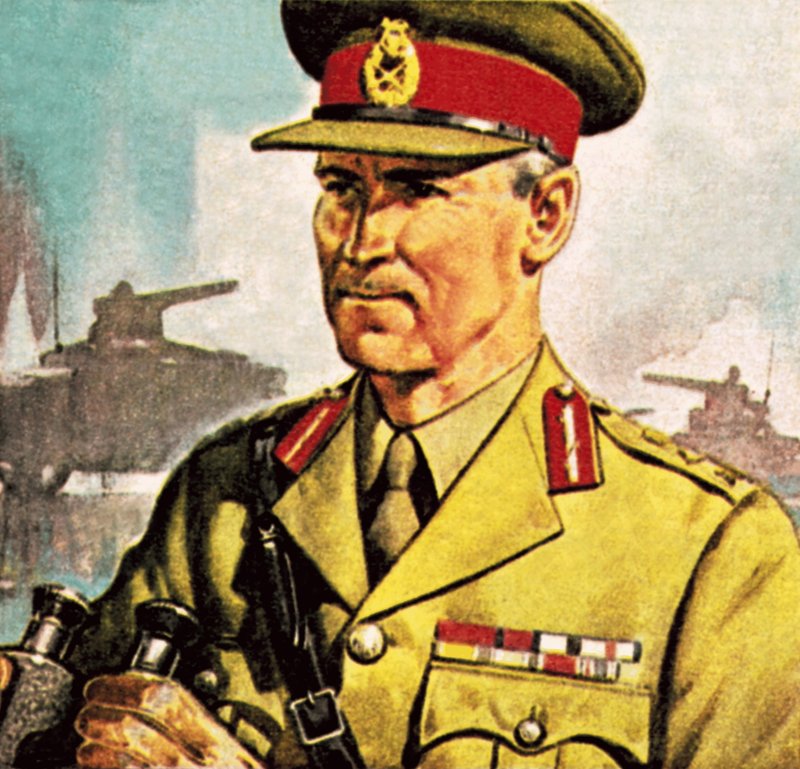 Gorget patches on an army officer