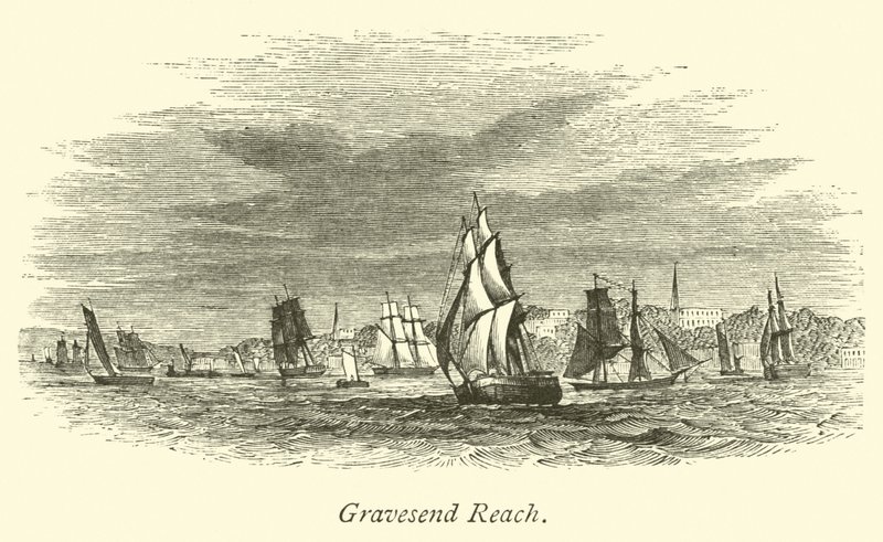 Gravesend Reach by English School