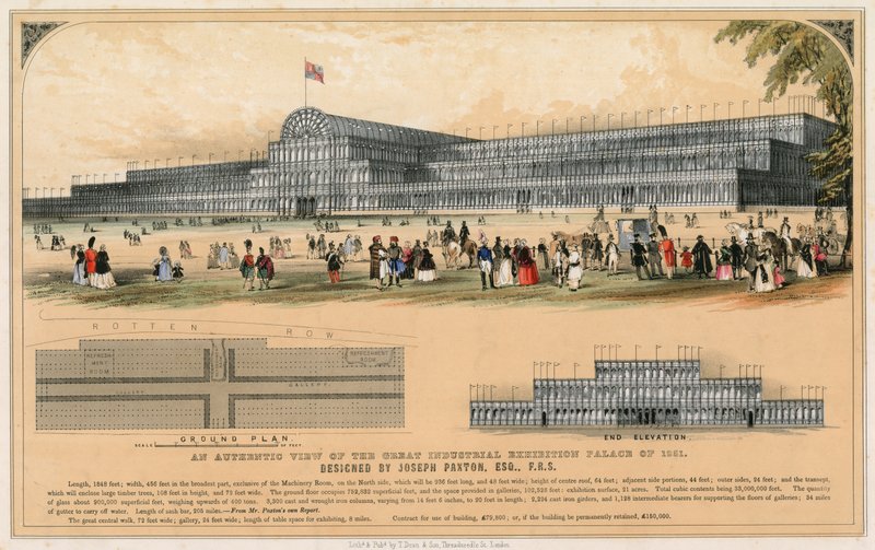 Great Exhibition, 1851 by English School