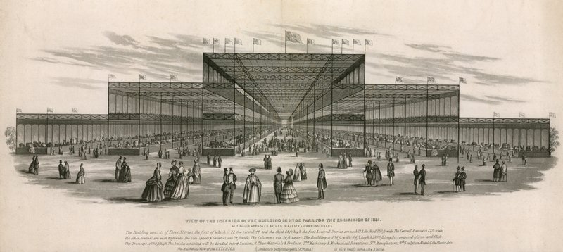 Great Exhibition, 1851 by English School