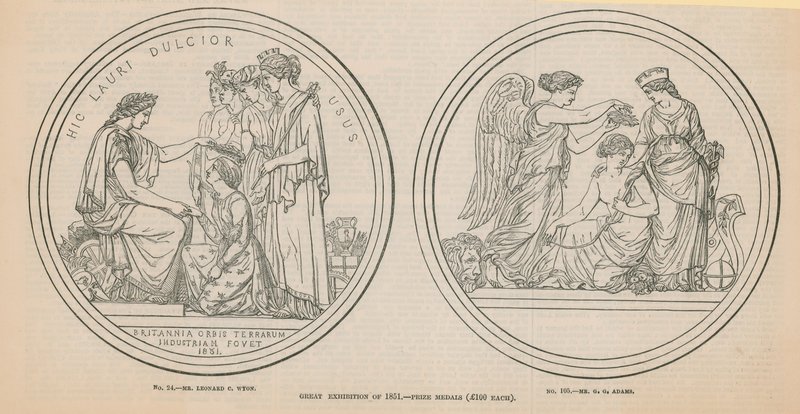 Great Exhibition of 1851 - Prize Medals (£100 Each) by English School