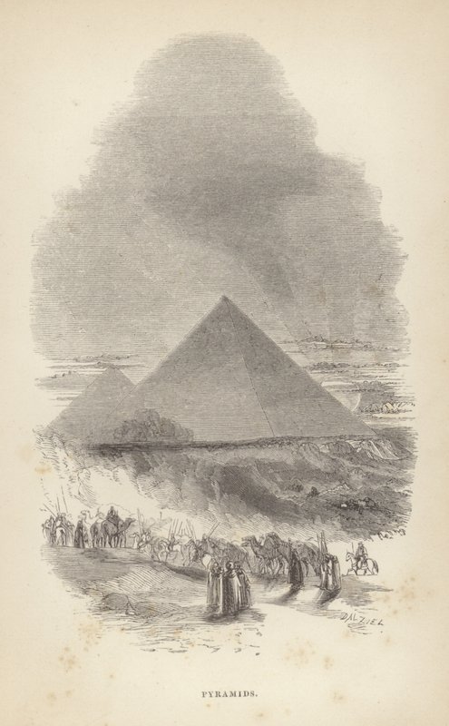 Great Pyramid of Giza by English School