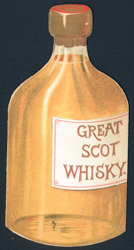 Great Scot Whisky, Card by English School