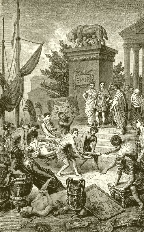 Greek Culture--Statues and Works of Art carried off to Rome by English School