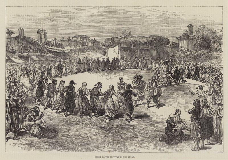 Greek Easter Festival in the Troad by English School
