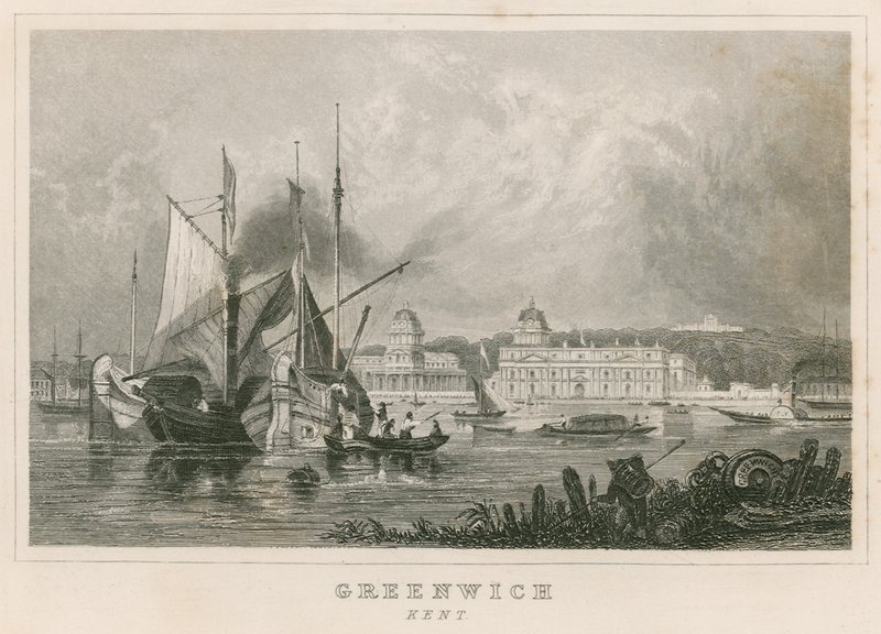 Greenwich Hospital, London by English School