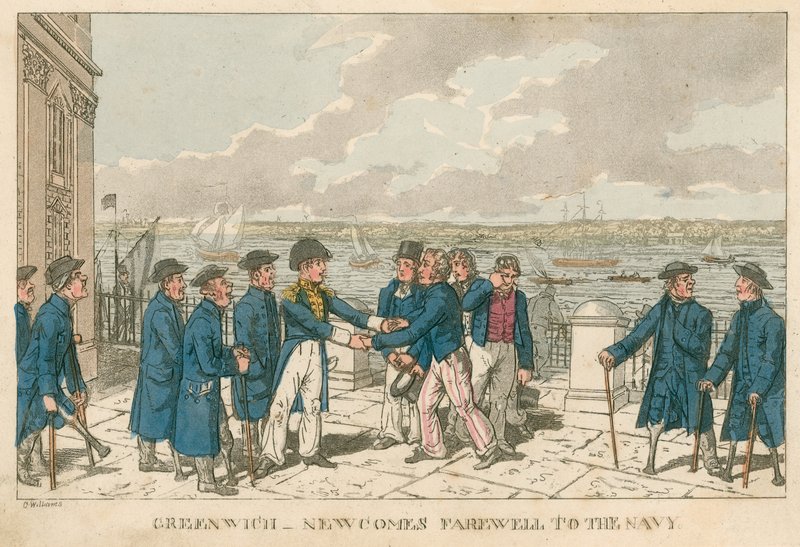 Newcomes Farewell to the Navy, Greenwich, London by English School