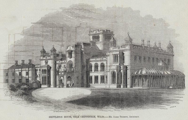 Grittleton House, near Chippenham, Wilts by English School