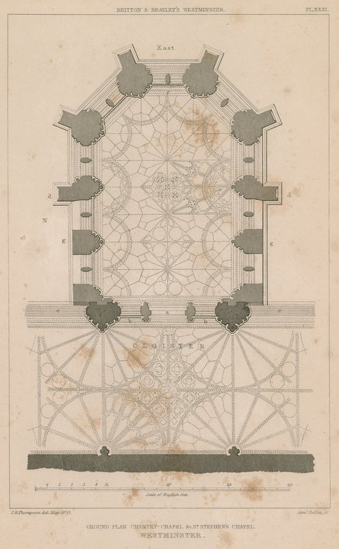 Ground Plan of the Chantry Chapel, St Stephen