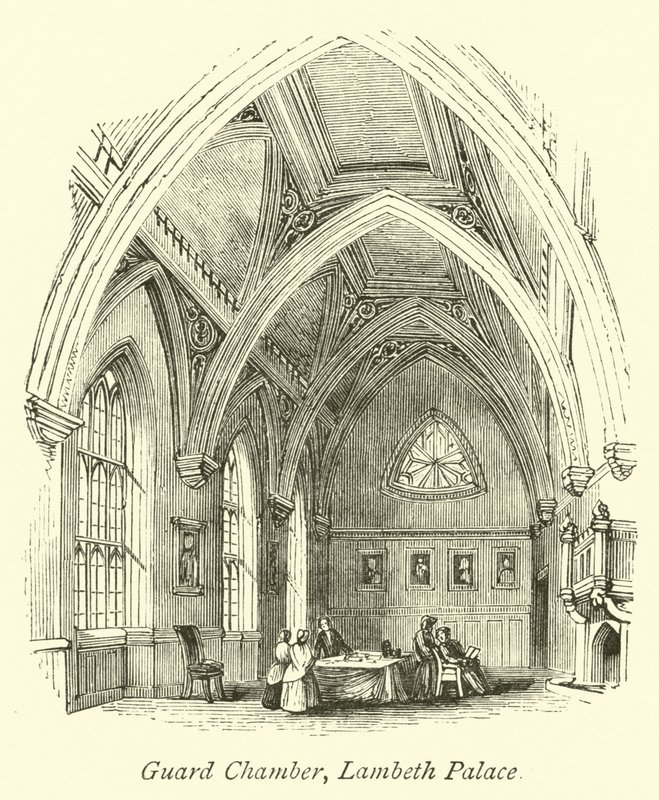 Guard Chamber, Lambeth Palace by English School