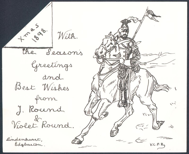 Guard on Horseback by English School