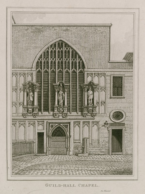 Guildhall Chapel, London by English School