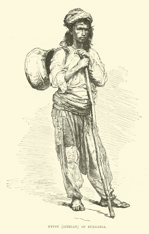 Gypsy, Atzigan of Bulgaria by English School