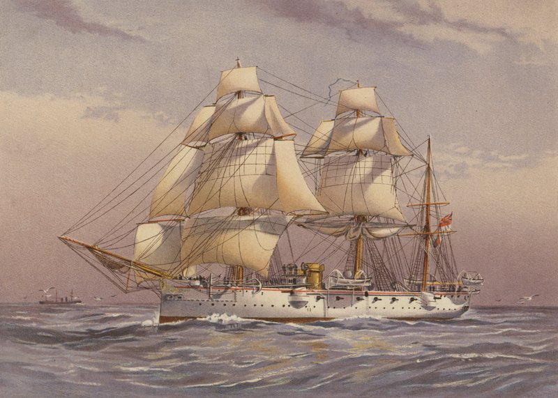 HMS Calliope, 3rd Class Cruiser by English School