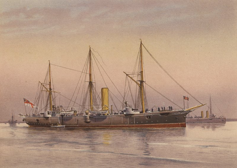 HMS Mohawk, 3rd Class Cruiser by English School