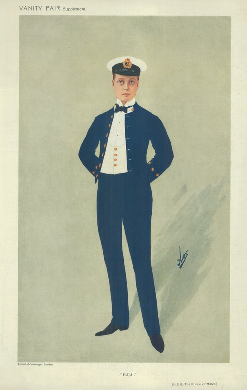 HRH The Prince of Wales by English School