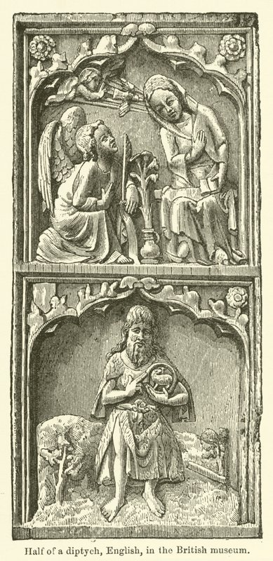 Half of a Diptych, English, in the British Museum by English School