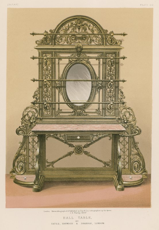 Hall Table by English School