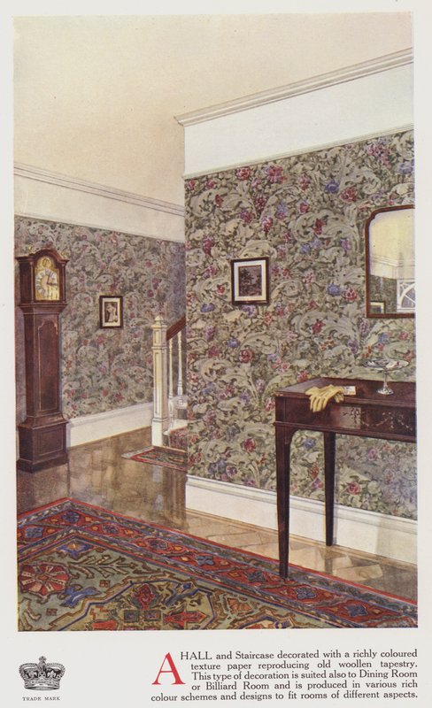 Hall and Staircase by English School