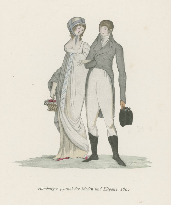 Hamburger Journal der Moden und Eleganz, 1802 by English School