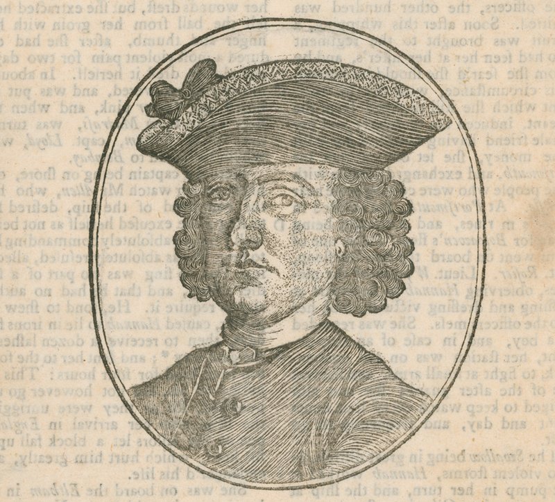 Hannah Snell, the female soldier by English School