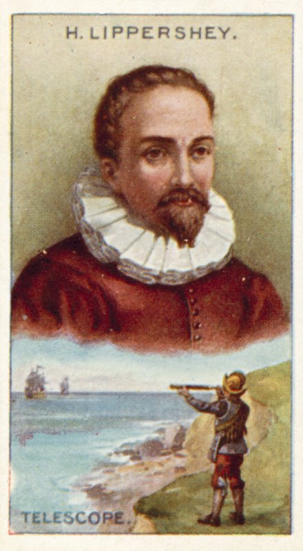 Hans Lippershey, Telescope by English School