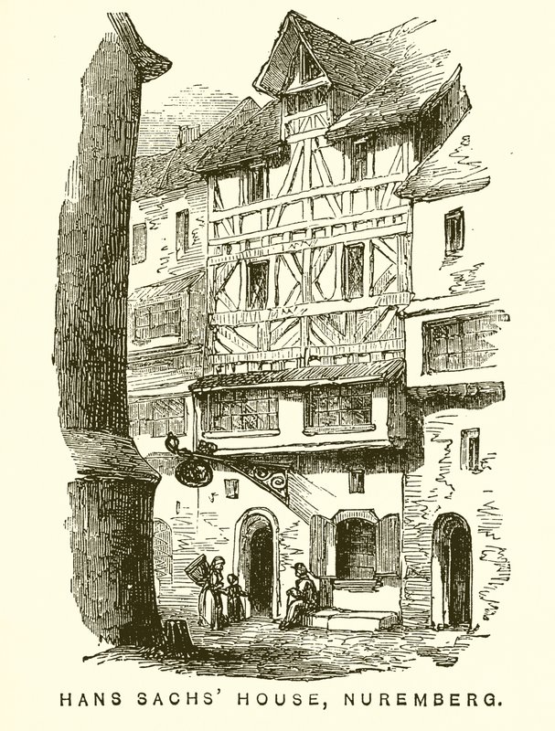 Hans Sachs House, Nuremberg by English School