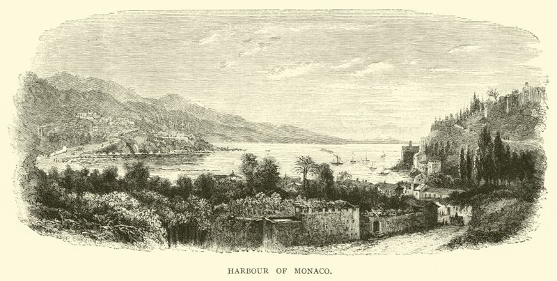 Harbour of Monaco by English School