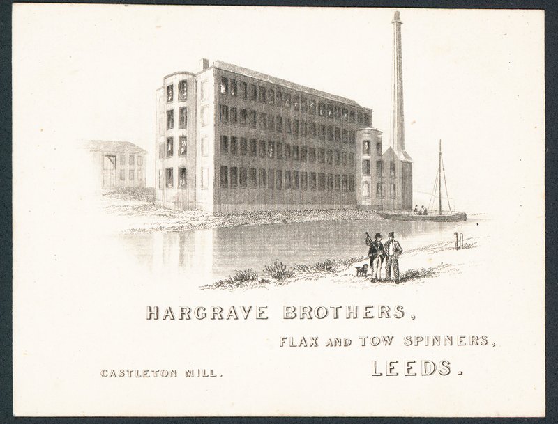Hargrave Brothers, flax and tow spinners by English School