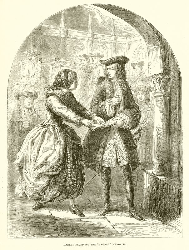 Harley Receiving the Legion Memorial by English School