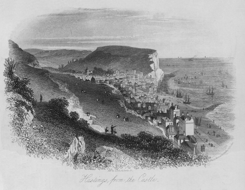 Hastings, from the Castle by English School