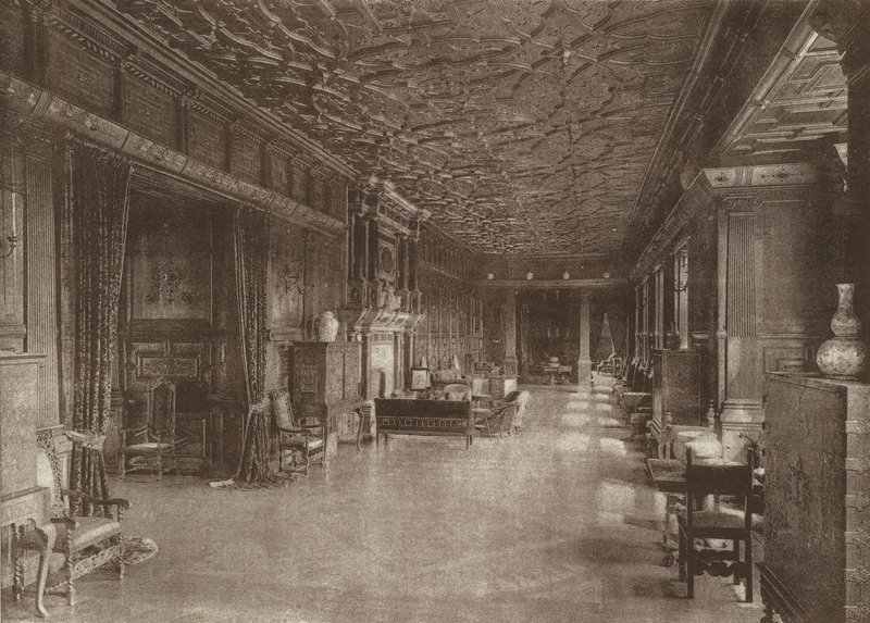 Hatfield House, The Long Gallery by English School