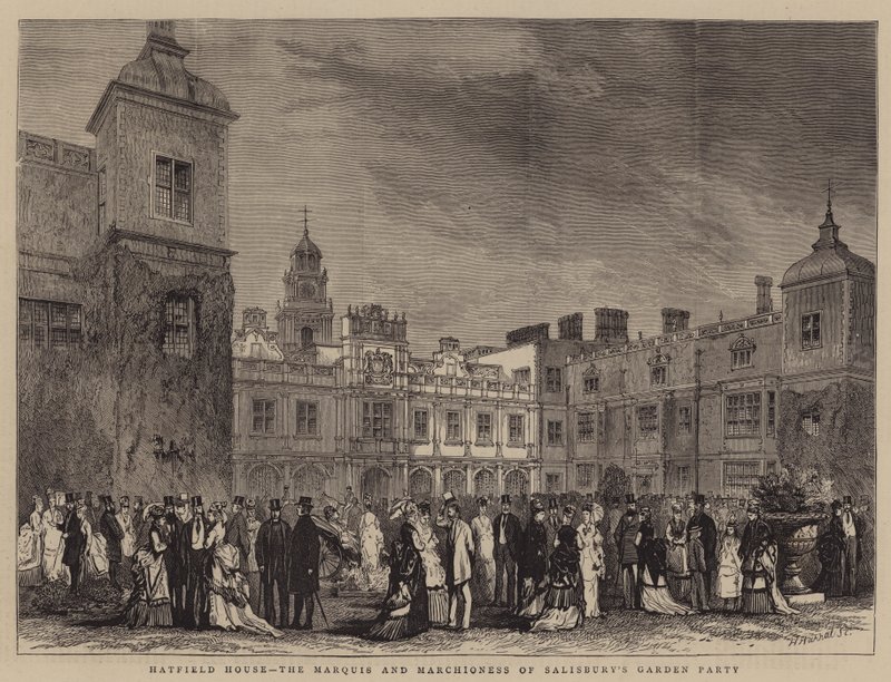 Hatfield House, the Marquis and Marchioness of Salisbury